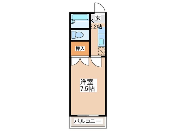 ハイツRICOの物件間取画像